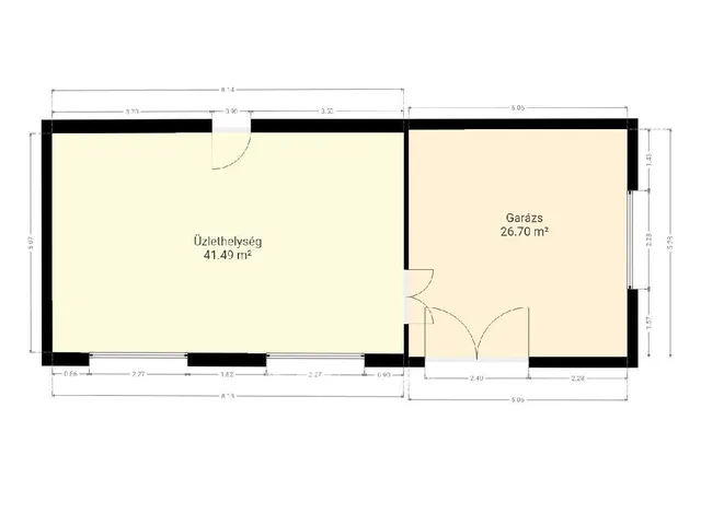 Eladó garázs Pápa 24 nm