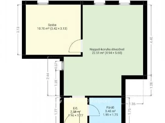 Eladó lakás Pápa 32 nm