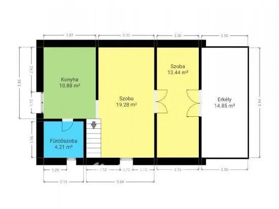 Eladó üdülő és hétvégi ház Borgáta 127 nm