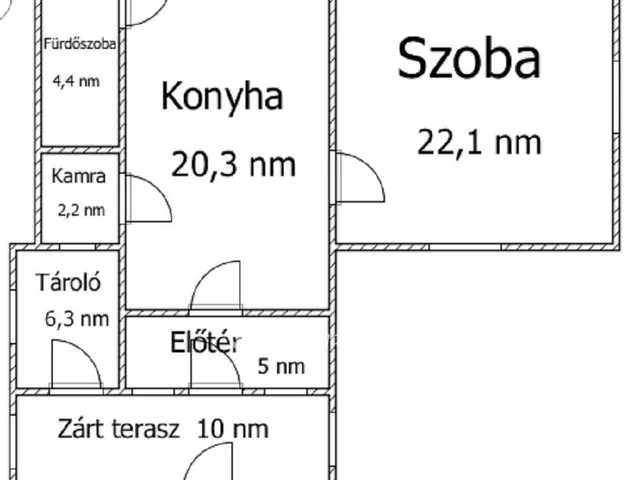 Eladó ház Nemesszalók 54 nm
