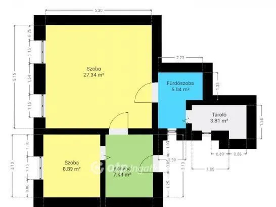 Eladó lakás Pápa 53 nm