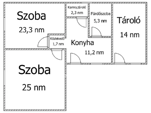 Eladó ház Kislőd 68 nm