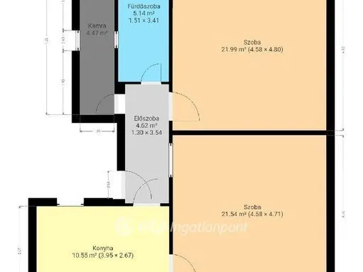 Eladó ház Győrszemere 68 nm