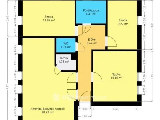Eladó lakás Pápa 65 nm