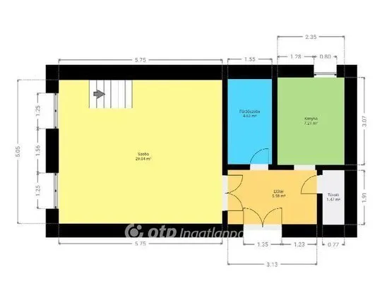 Eladó lakás Pápa 46 nm