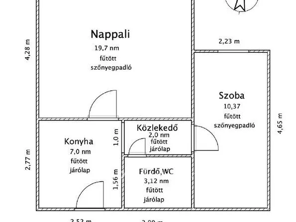 Eladó lakás Ajka 42 nm