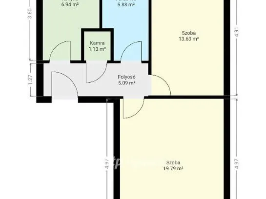 Eladó lakás Pápa 52 nm