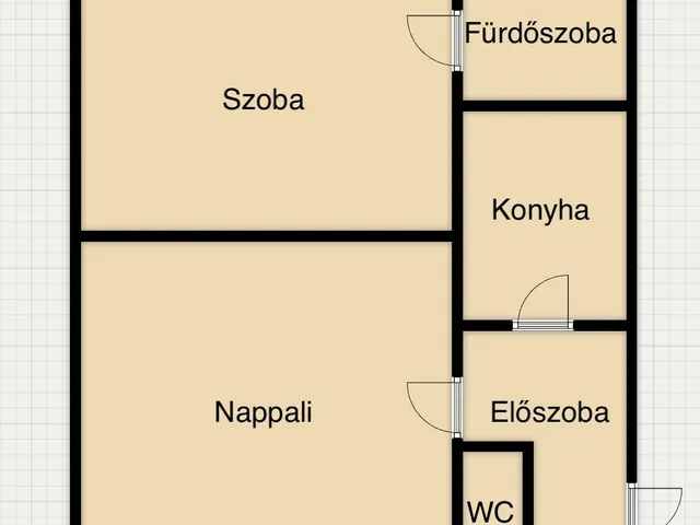 Eladó lakás Budapest XIII. kerület, Újlipótváros 23 nm