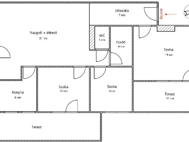 Eladó lakás Budapest XIII. kerület 91 nm