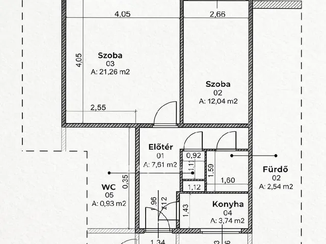 Eladó lakás Budapest XIV. kerület, Rákosfalva 49 nm