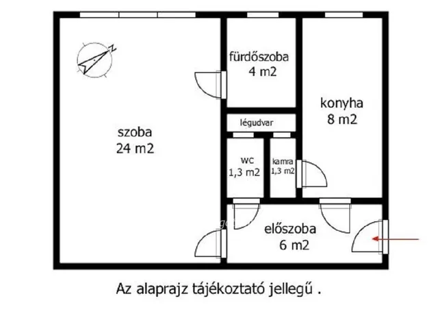 Eladó lakás Budapest IV. kerület 45 nm