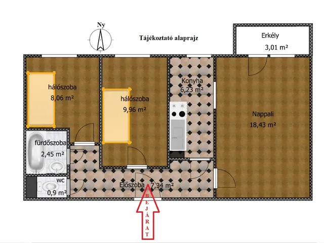 Eladó lakás Budapest XV. kerület, Rákospalota, Vácduka tér 55 nm
