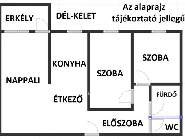 Eladó lakás Budapest XI. kerület 54 nm