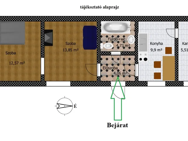 Eladó ház Budapest III. kerület, Kaszásdűlő 51 nm