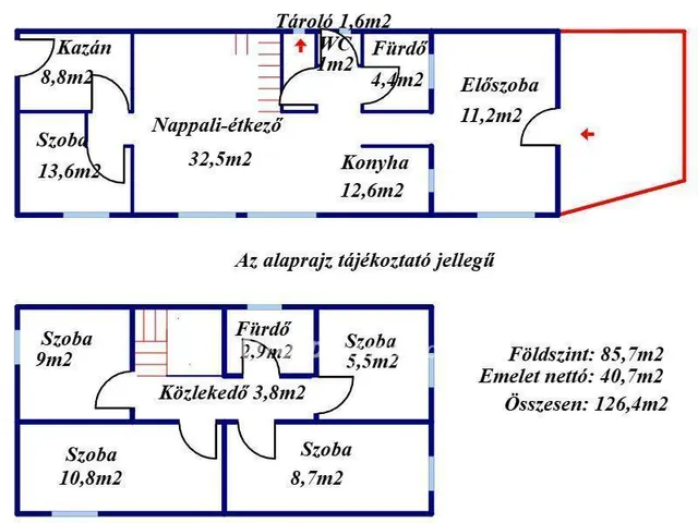 Eladó ház Albertirsa 126 nm