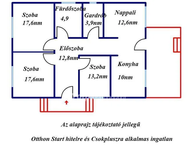 Eladó ház Táborfalva 92 nm