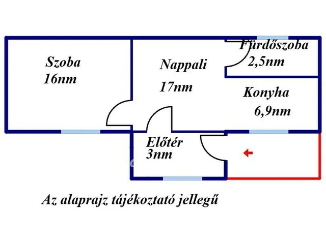 Eladó lakás Cegléd 46 nm