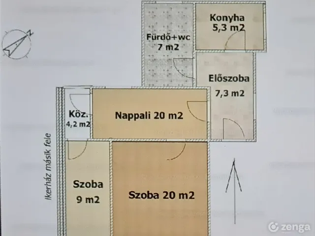 Eladó ház Dunaharaszti, Bezerédi-lakópark 72 nm