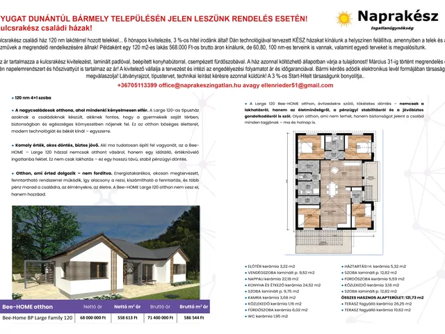 Eladó ház Mosonmagyaróvár, Magyaróvár 120 nm