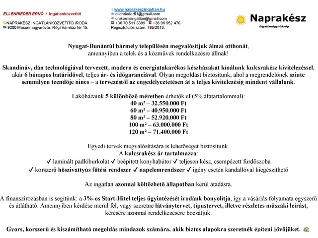 Eladó ház Mosonmagyaróvár, Magyaróvár 100 nm