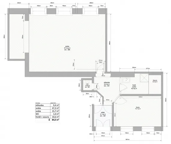 Eladó lakás Budapest VI. kerület, Diplomatanegyed 84 nm