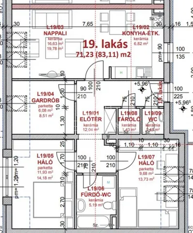 Eladó lakás Sopron 71 nm