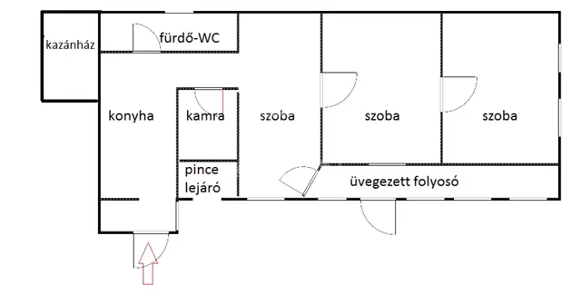 Eladó ház Téseny 80 nm