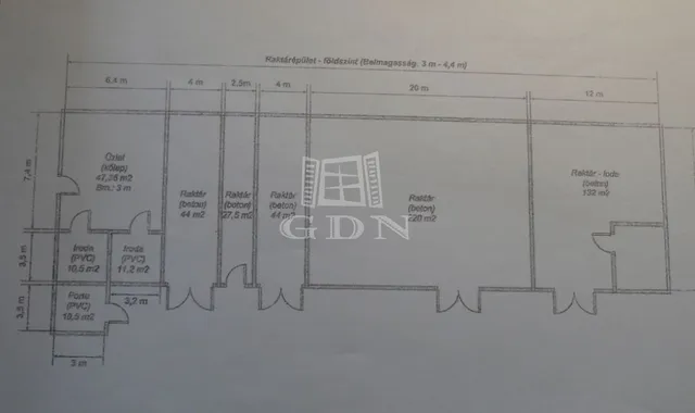 Eladó kereskedelmi és ipari ingatlan Jánoshalma 8000 nm