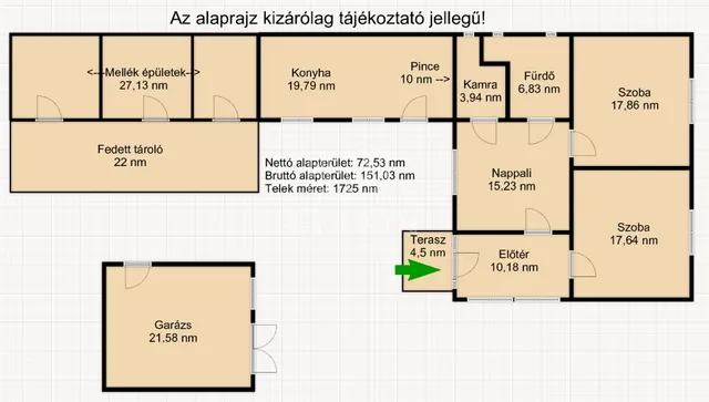 Eladó ház Tura 72 nm