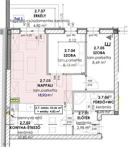 Eladó lakás Sopron 53 nm