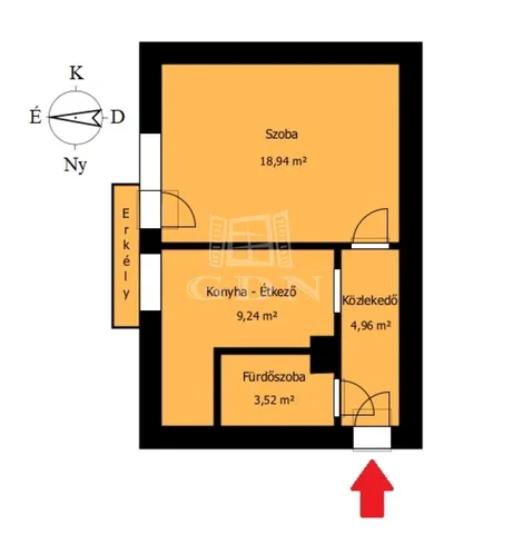 Eladó lakás Miskolc 36 nm