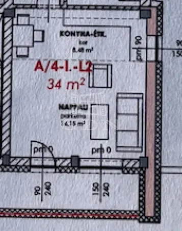 Eladó lakás Komárom 34 nm