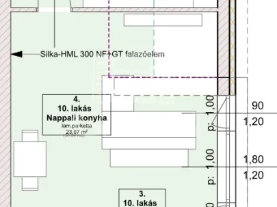 Eladó lakás Kaposvár 46 nm