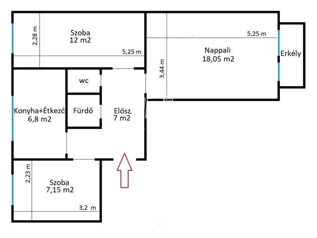 Eladó lakás Dunakeszi 56 nm