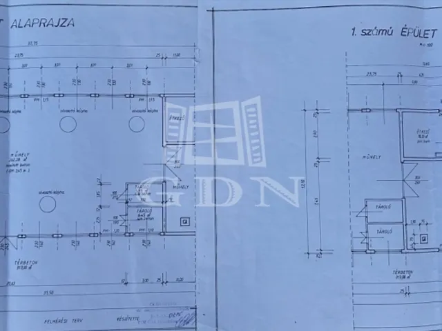 Eladó kereskedelmi és ipari ingatlan Őrbottyán 1229 nm