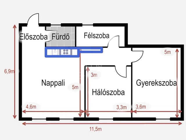 Eladó lakás Budapest XV. kerület, Rákospalota 70 nm