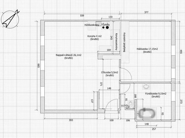 Eladó lakás Kistarcsa, Zsófialiget 57 nm