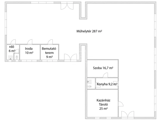 Eladó kereskedelmi és ipari ingatlan Vecsés 363 nm