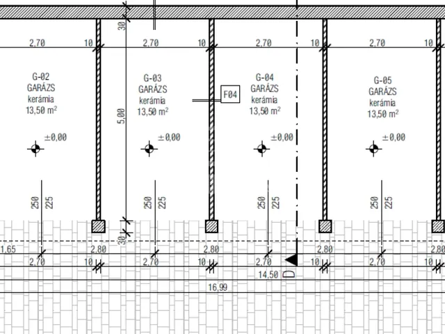 Eladó garázs Nyíregyháza 13 nm