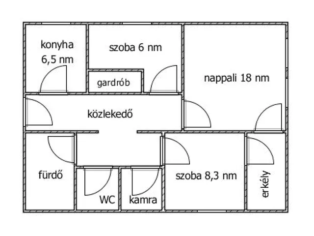 Eladó lakás Budapest XXII. kerület 55 nm