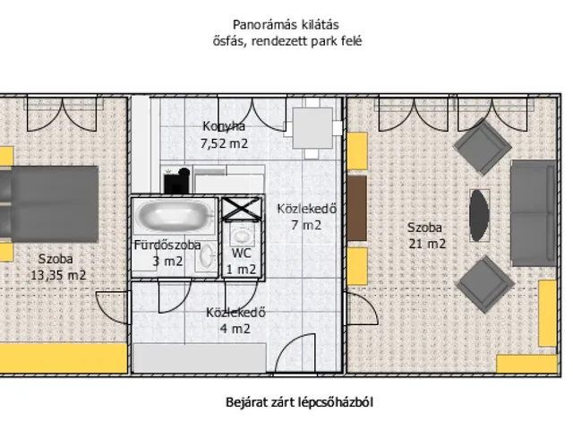 Eladó lakás Szigetszentmiklós 54 nm