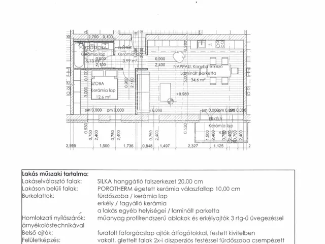 Eladó lakás Komárom 56 nm