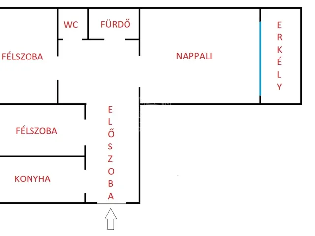 Eladó lakás Budapest IV. kerület, Újpest 53 nm