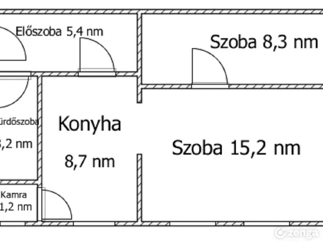 Eladó lakás Ajka, Alsócsinger 42 nm