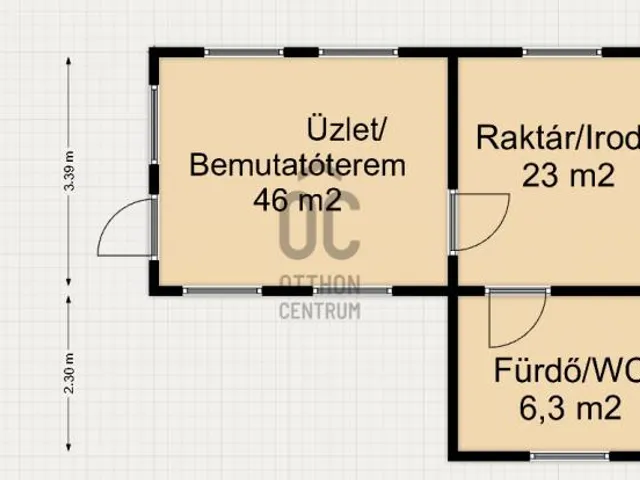 Kiadó kereskedelmi és ipari ingatlan Letenye 75 nm