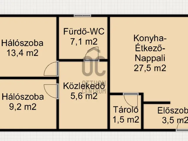 Eladó lakás Nagykanizsa, Belváros 67 nm