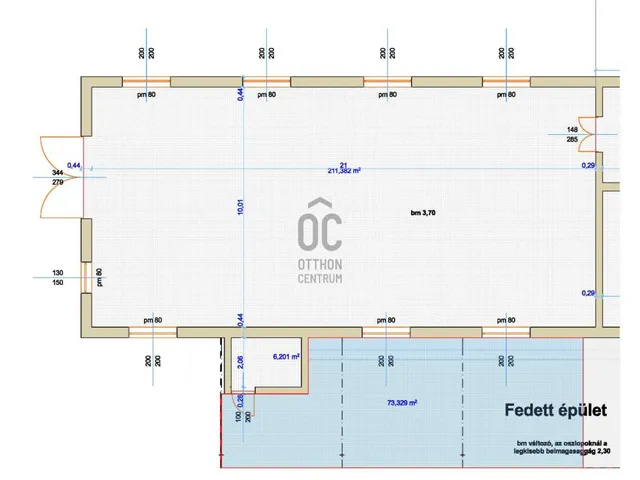 Kiadó kereskedelmi és ipari ingatlan Nagykanizsa, Belváros 217 nm