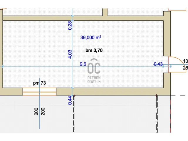 Kiadó kereskedelmi és ipari ingatlan Nagykanizsa, Belváros 39 nm