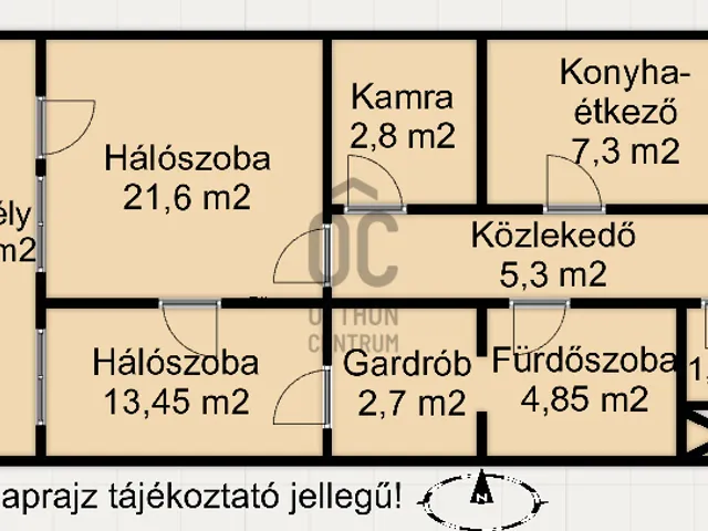 Eladó lakás Nagykanizsa, Belváros 61 nm