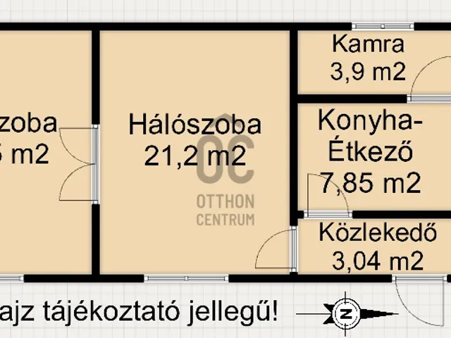 Eladó lakás Nagykanizsa, Belváros 59 nm